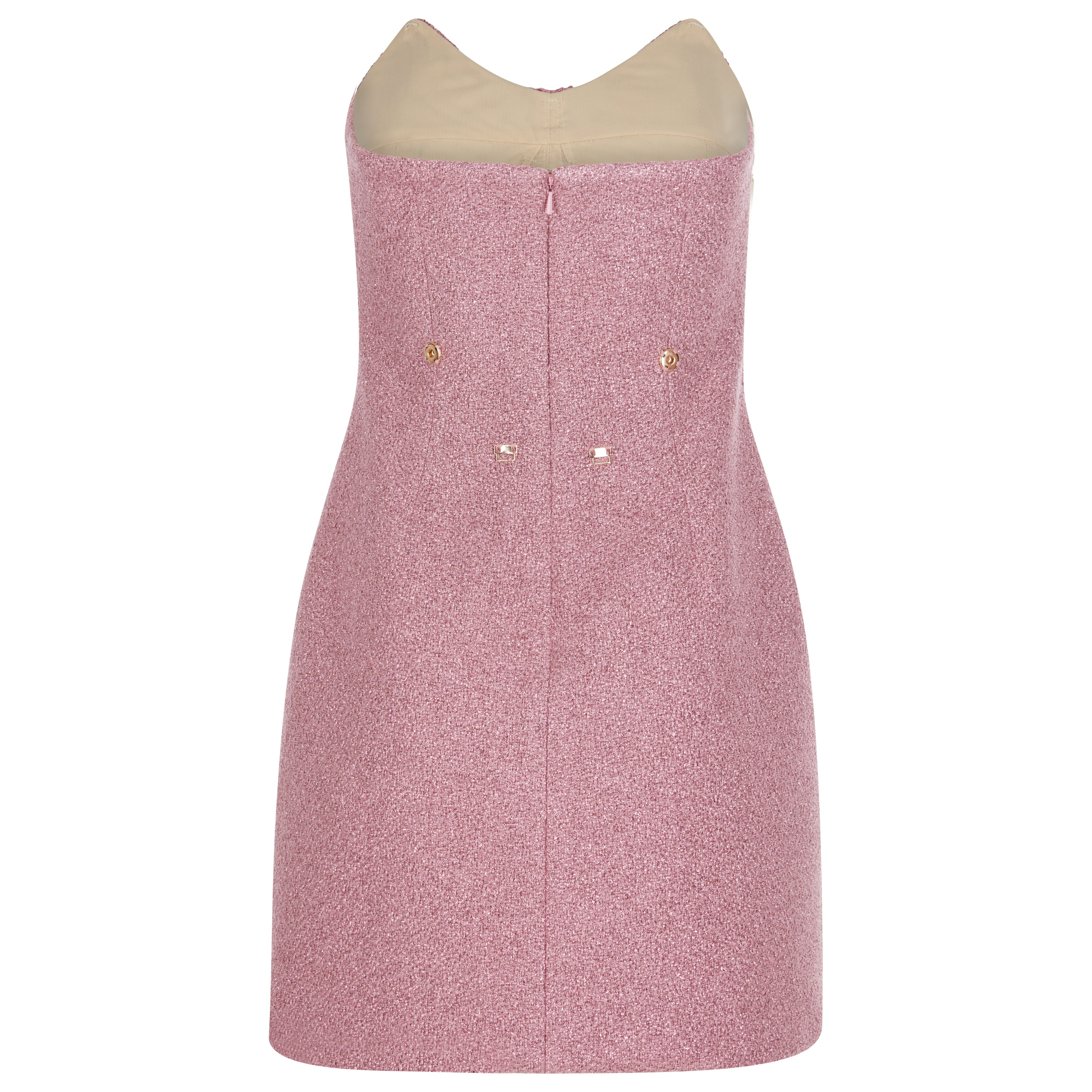 Millie Bow Dress Pink